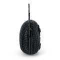 Japan Sanrio Rattan Bag - Kuromi - 2
