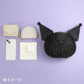Japan Sanrio Rattan Bag - Kuromi - 6