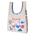 Japan Miffy Eco Shopping Bag With Pocket - Animal Friends - 1