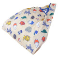 Japan Miffy Eco Shopping Bag With Pocket - Animal Friends - 2