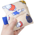Japan Miffy Eco Shopping Bag With Pocket - Animal Friends - 4