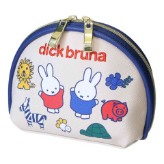Japan Miffy Mini Pouch & Tissue Case - Animal Friends