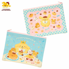Japan Sanrio Flat Pouch - Pompompurin : 30th Anniversary