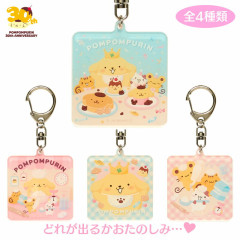 Japan Sanrio Secret Acrylic Keychain - Pompompurin : 30th Anniversary Blind Box