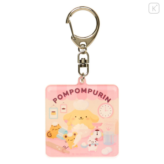 Japan Sanrio Secret Acrylic Keychain - Pompompurin : 30th Anniversary Blind Box - 3