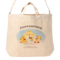 Japan Sanrio Shoulder Tote Bag - Pompompurin : 30th Anniversary - 2