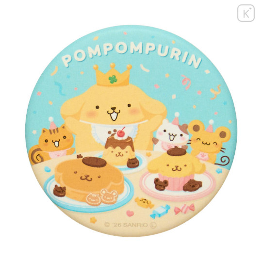 Japan Sanrio Can Badge Set - Pompompurin : 30th Anniversary - 3