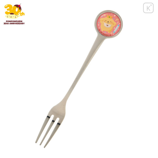 Japan Sanrio Stainless Steel Fork - Pompompurin : 30th Anniversary - 1