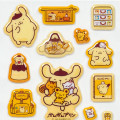 Japan Sanrio Puffy Sticker - Pompompurin : 30th Anniversary Yellow - 3