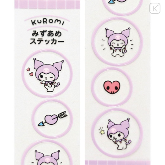 Japan Sanrio 3D Candy Sticker - Kuromi - 2