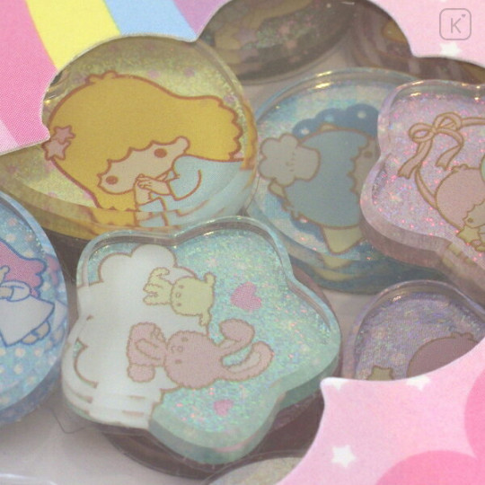Japan Sanrio Crystal Seal - Little Twin Stars - 3