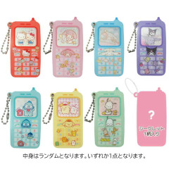 Japan Sanrio Secret Acrylic Keychain - Characters Retro Mobile Phone Style Blind Box