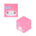 Japan Sanrio Growing Eraser Set - Kuromi & My Melody : Face - 2