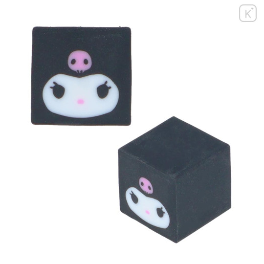 Japan Sanrio Growing Eraser Set - Kuromi & My Melody : Face - 3
