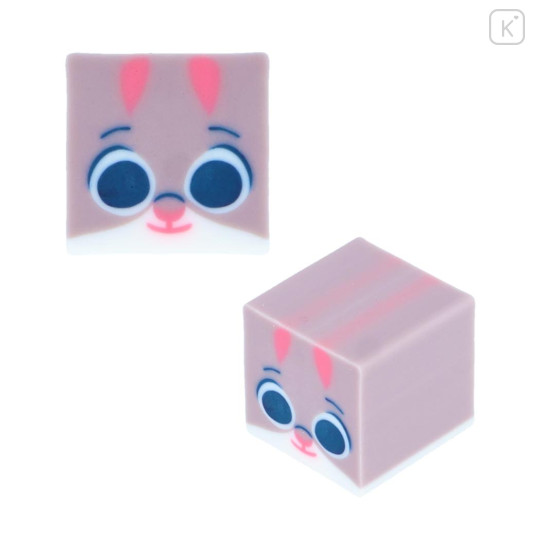 Japan Disney Growing Eraser Set - Zootopia : Judy & Nick Face - 2