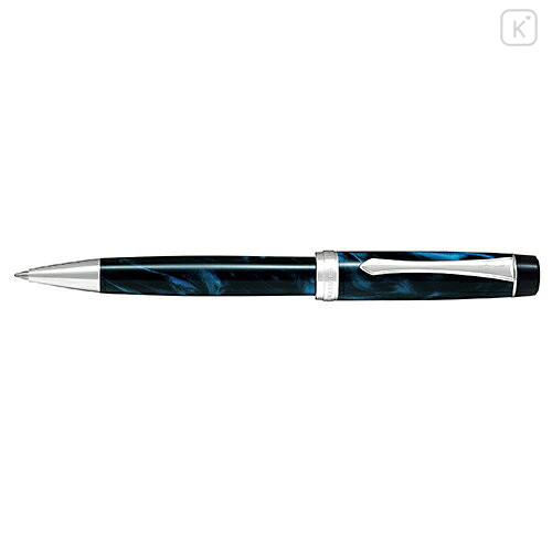 Japan Pilot Custom Heritage SE Ballpoint Pen - 0.7mm Marble Blue - 1