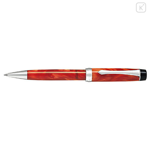 Japan Pilot Custom Heritage SE Ballpoint Pen - 0.7mm Marble Orange - 1
