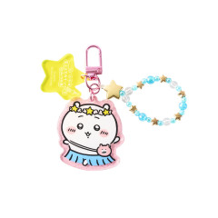 Japan Chiikawa Acrylic Keychain with Bead Charm - Chiikawa : Chiikawa Movie The Secret of Mermaid Island Starry Skytree Event