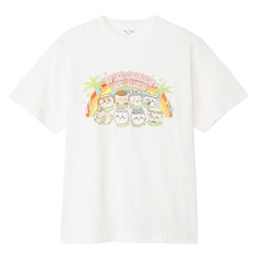 Japan Chiikawa T-Shirt (L) - Chiikawa Movie The Secret of Mermaid Island Characters Welcome Island