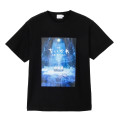 Japan Chiikawa T-Shirt (S) - Chiikawa & Hachiware & Usagi : Chiikawa Movie The Secret of Mermaid Island Black - 8