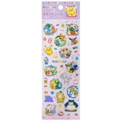 Japan Pokemon Glitter Sticker - C