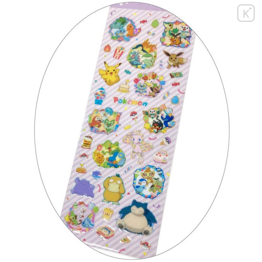 Japan Pokemon Glitter Sticker - C - 2