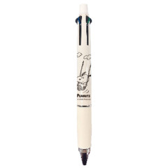 Japan Peanuts Jetstream 4&1 Multi Ballpoint Pen + Mechanical Pencil - Snoopy : Swing Ivory
