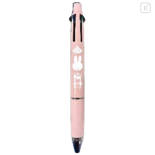 Japan Miffy Jetstream 4&1 Multi Ballpoint Pen + Mechanical Pencil - Snack Pink - 1