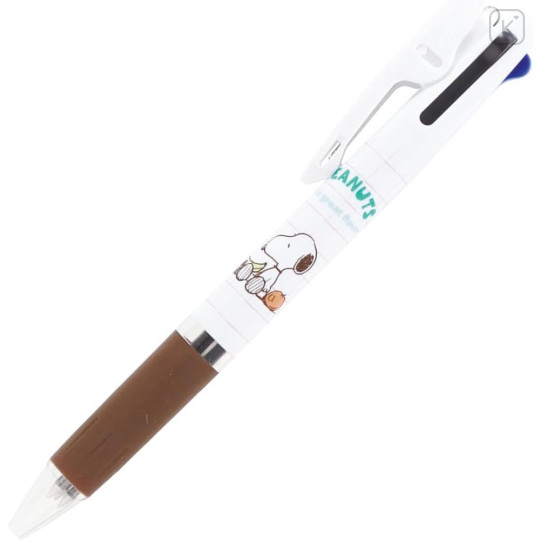 Japan Peanuts Jetstream 3 Color Multi Ballpoint Pen - Snoopy : Fruit - 1