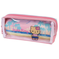 Japan Sanrio Layered Pen Case - Hello Kitty : Sunburn