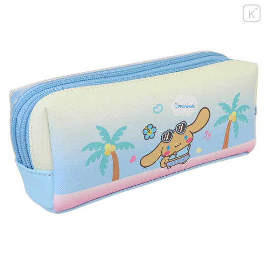 Japan Sanrio Layered Pen Case - Cinnamoroll : Sunburn - 2