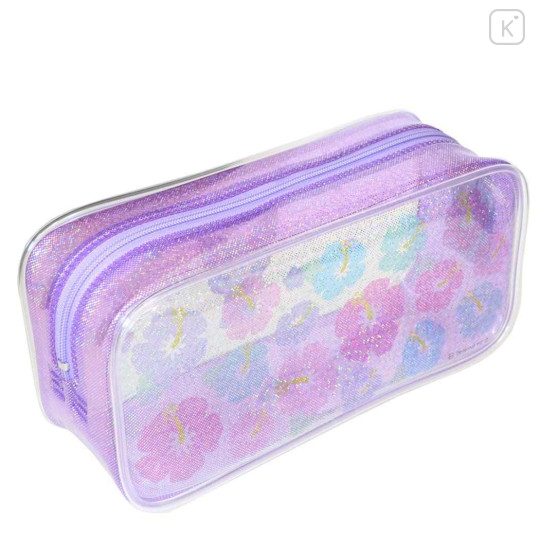 Japan Sanrio Glitter Pen Pouch - Kuromi : Sunburn - 2