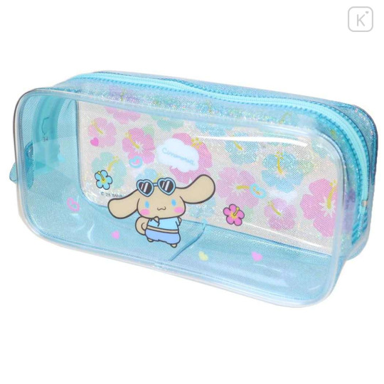 Japan Sanrio Glitter Pen Pouch - Cinnamoroll : Sunburn - 1