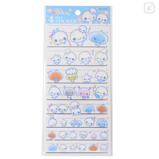 Japan Kamio 4 Size Sticker - Pukupuku Awawa Chan - 1