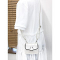 Japan Sanrio Mini Pouch with Shoulder Strap - Hello Kitty : Monotone Ribbon - 4