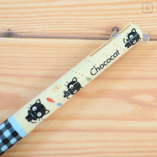 Japan Sanrio Two Color Mimi Pen - Chococat : Gingham - 2