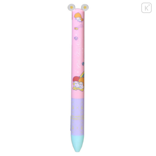 Japan Sanrio Two Color Mimi Pen - Little Twin Stars : Meteor - 1