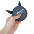 Japan Pokemon Mini Round Accessory Pouch with Carabiner - Umbreon : Face Black - 2