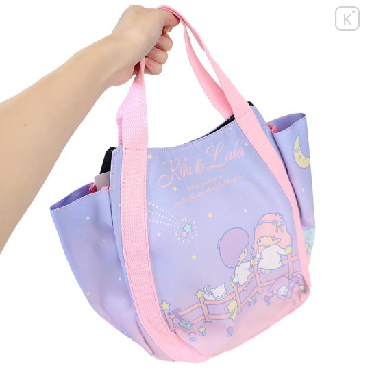 Japan Sanrio Balloon Mini Tote Bag - Little Twin Stars : 50th Anniversary Meteor - 2