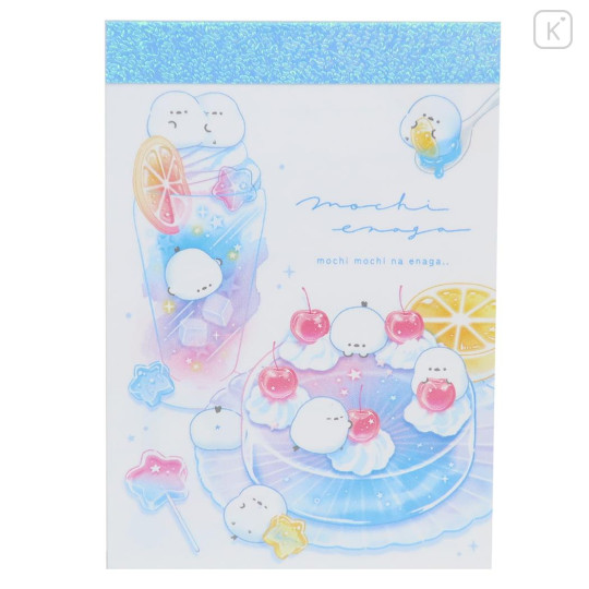Japan Q-LiA Mini Notepad - White Bird Shimaenaga Cool Jelly Summer - 1