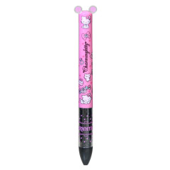 Japan Sanrio Two Color Mimi Pen - Charmmy Kitty : Black Pink