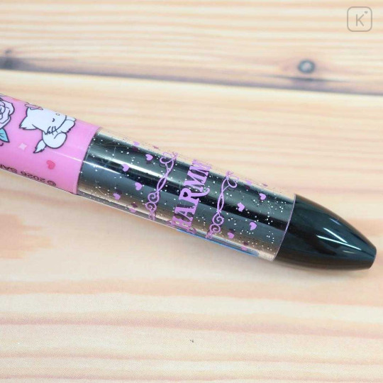 Japan Sanrio Two Color Mimi Pen - Charmmy Kitty : Black Pink - 3