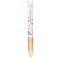 Japan Sanrio Two Color Mimi Pen - Hanamaruobake : Light Orange - 1