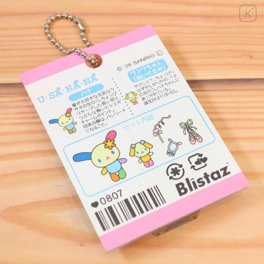 Japan Sanrio Blister Acrylic Keychain - Usahana : Blistaz Pack Introduction - 2