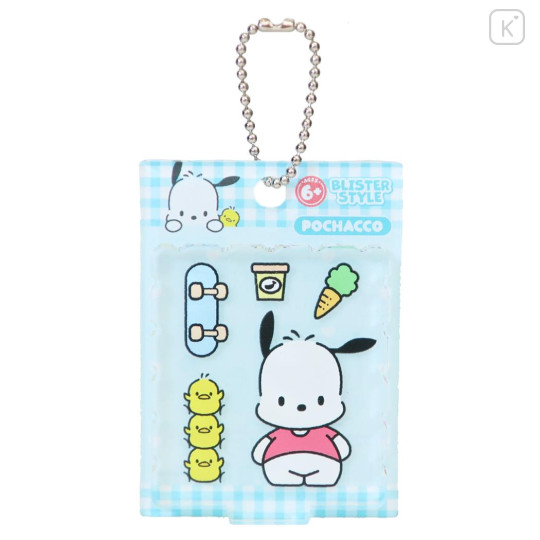 Japan Sanrio Blister Acrylic Keychain - Pochacco : Blistaz Pack Introduction - 1