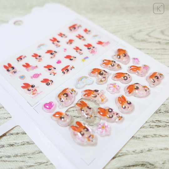 Japan The Powerpuff Girls Deco Petit Sticker - Blossom - 2
