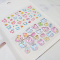 Japan Kamio Deco Petit Sticker - Happy March Cat & Rabbit : Heisei Retro - 2