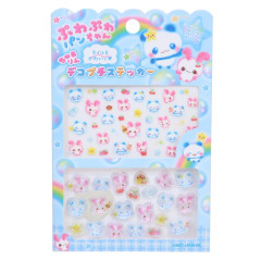 Japan Kamio Deco Petit Sticker - Fuwa Fuwa Pan-chan Panda Heisei Retro