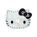 Japan Sanrio Original Hair Claw Clip - Hello Kitty : Face Sparkling Stone Pearl Marble - 1