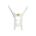 Japan Sanrio Original Hair Claw Clip - Hello Kitty : Face Sparkling Stone Pearl Marble - 3